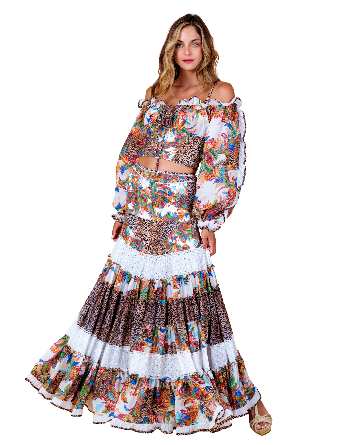 Falda Larga Hawaii