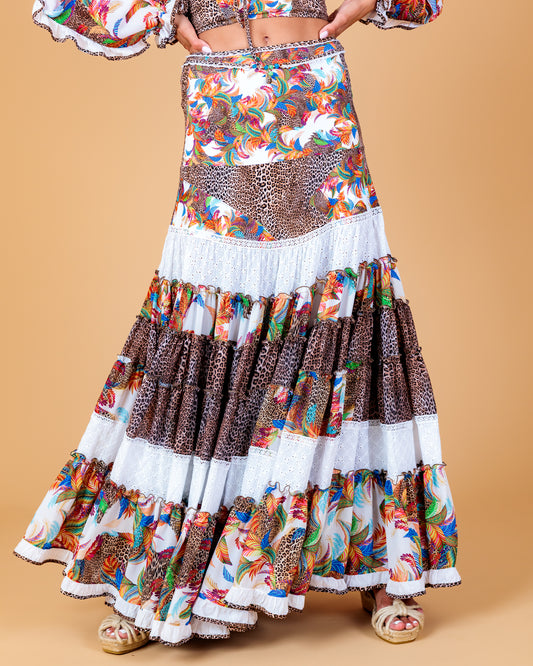 Falda Larga Hawaii