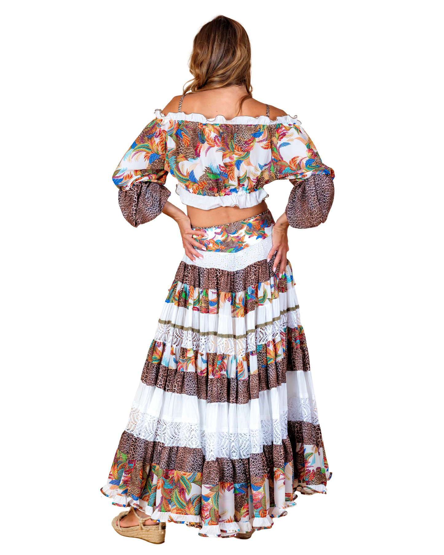 Falda Larga Hawaii